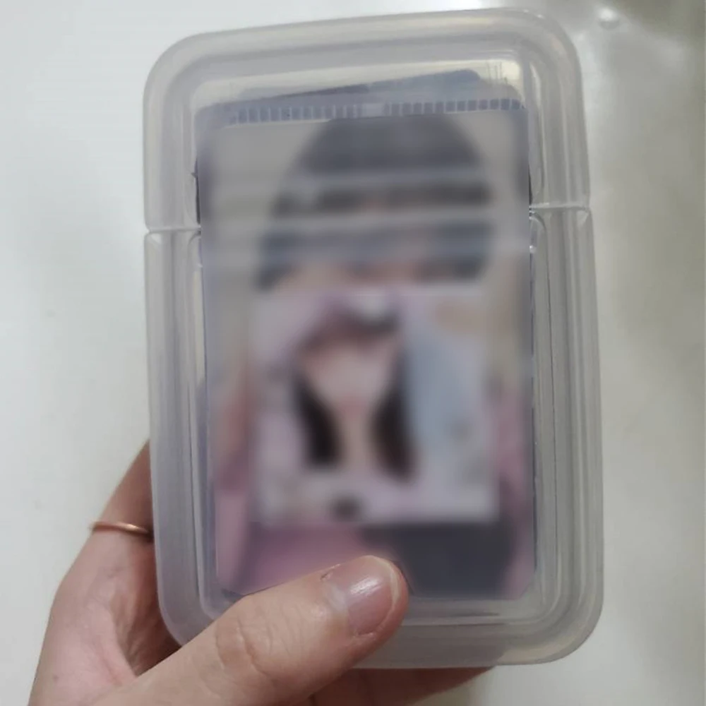 Transparent Box High Quality Card Film Storage Box Dust-proof Household Storage Collection Utensils Dust Box Strong And Sturdy