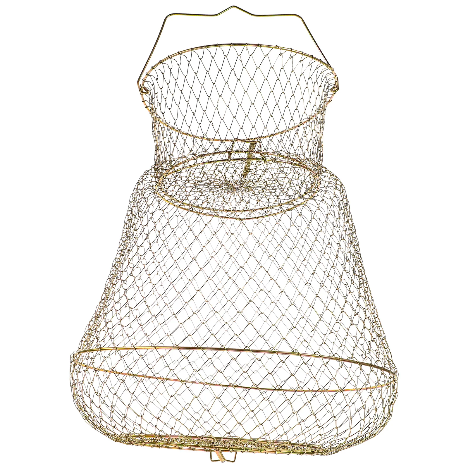 

Metal Fish Guard Net Foldable High Capacity Fishing Nets Large Mesh Cage Storage Bag Durable Lightweight Portable