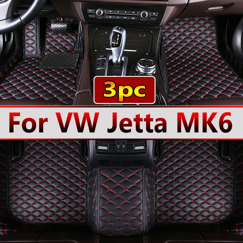 

Автомобильные коврики для VW Jetta MK6 2011-2016, аксессуары для интерьера автомобиля, кожаные коврики, коврики