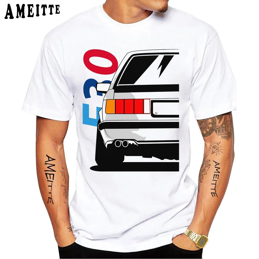 I4 M5 T Shirts New Summer Men Short Sleeve Drive The Classic Germany E34 M5 E30 E60 X5 Car T-Shirt Hip Hop Boy Casual White Tees