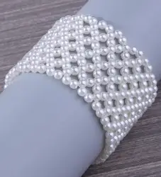 New High Quality Handmade Pearl Bracelets 4CM Wide Pearl Bracelet For Women Pearl Bracelet