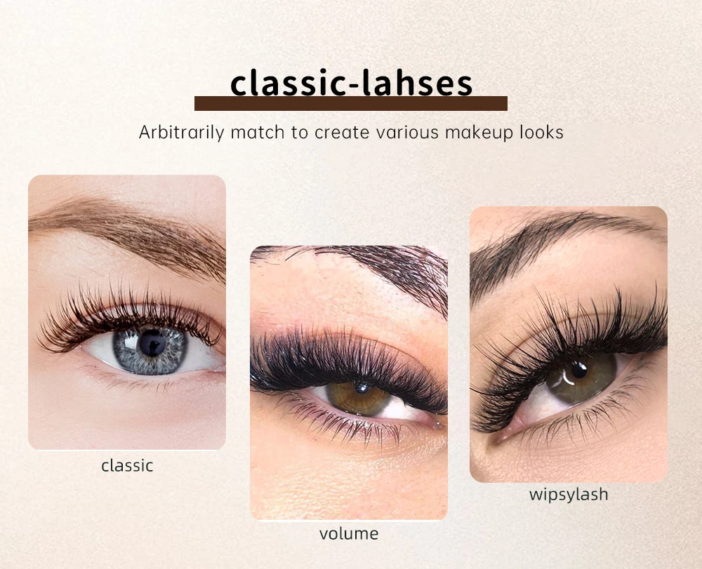 Yelix 12-reihige Volumen-Wimpernverlängerungen mit Klebstoff, knickfrei, professioneller Salon- & Großhandelslieferant für Wimpern, Multi-Curl-Tray – Detail 5