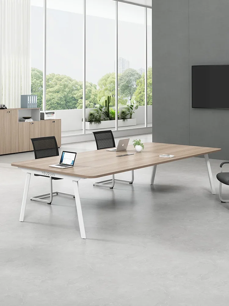 Conference long table office desk and chair combination simple modern small negotiation office furniture training table