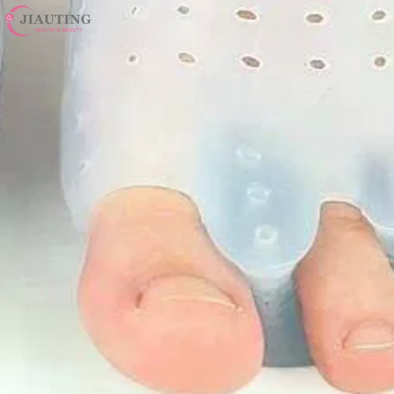 5 Holes Toe Splitter Forefoot Pads Pain Relief Overlapping Toe Separator Breathable Toe Separators Straightener Foot Care Tools