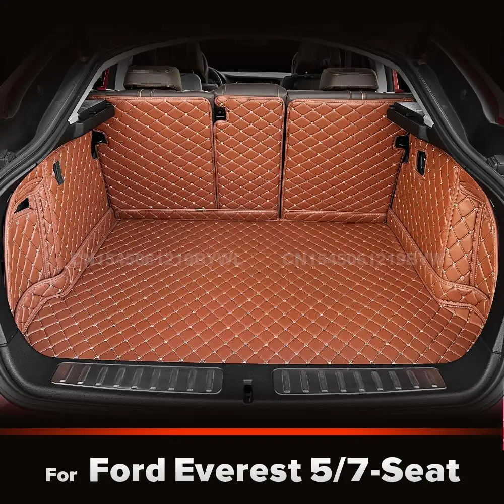 

For Ford Everest 5/7-Seat Auto Full Coverage Trunk Mat Car Anti-dirty Pad Protective Pad Cargo Liner Interior Accessories