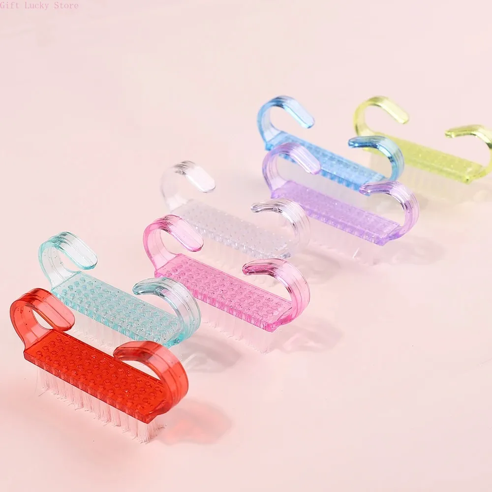 

Cleaning Nail Brush Tools 1/5/10/60 Pcs/Lot Colorful Plastic Dust Cleaner Brushes Nail Art Manicure Pedicure Powder Soft Remover