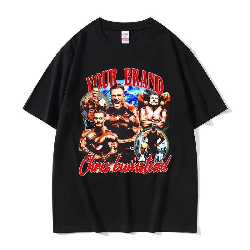 

Chris Bumstead Pump Cover Забавная футболка с рисунком мема Мужская футболка для фитнеса в тренажерном зале Harajuku с коротким рукавом Мужская женская повседневная футболка из чистого хлопка