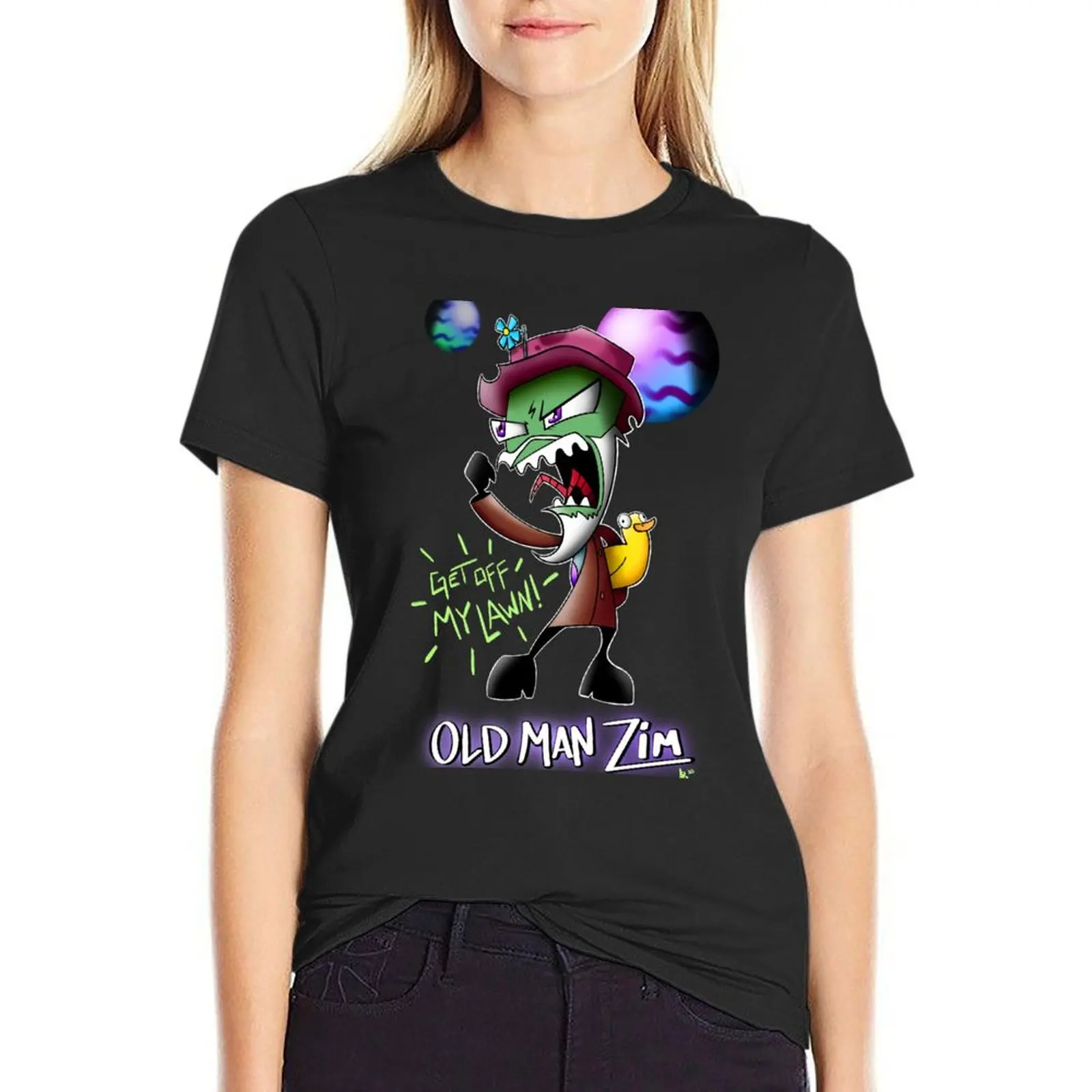 Get Off My Lawn! T-Shirt quick drying tops Women's tops