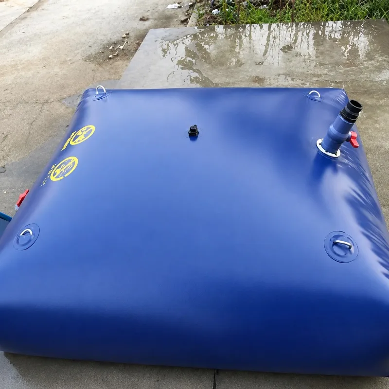 Customized size Durable foldable PVC water storage bag High frequency sealed water storage tank capacity 1000L-3000L