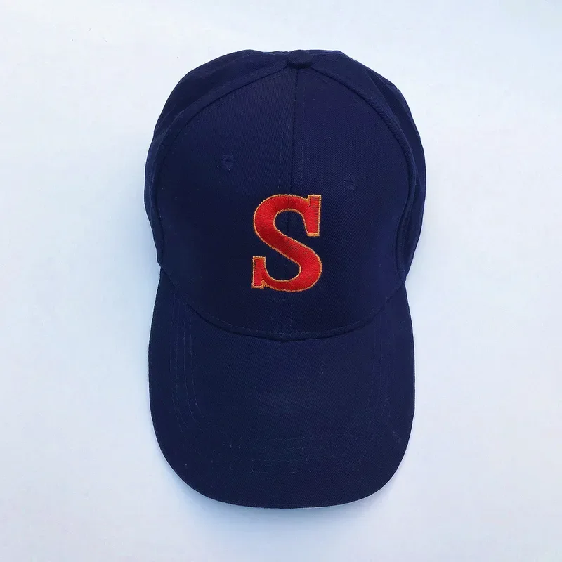 Ace Of Diamond Seidou High School Sawamura Eijun Furuya Satoru Cosplay Hat Dark Blue Embroidery Baseball Cap