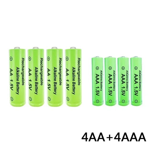 New AAA + AA rechargeable AA 1.5V 3800mah - 1.5V AAA 3000mAh alkaline battery flashlight toy watch MP3 player