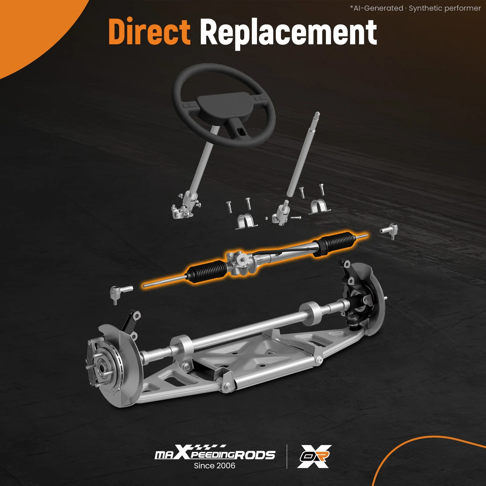 Steering Rack & Pinion For Ford Explorer/Ranger Mazda B3000/B4000 V6 2001-2011