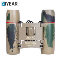 Professional 30x60 Telescope Mini Compact Folding Binoculars HD Portable for Child Outdoor Bird Watching Camping Travel Gift