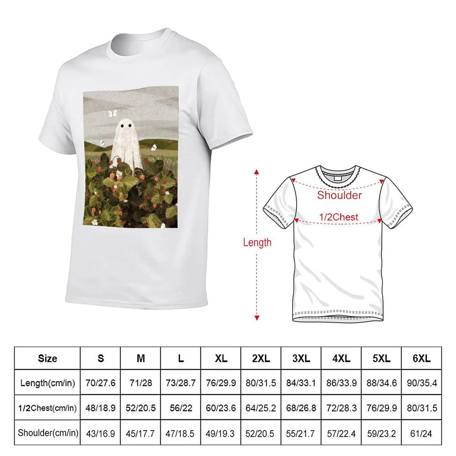 Strawberry Fields T-Shirt Summer Holiday T-Shirt