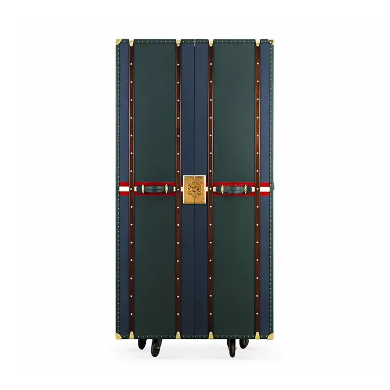 *Italian Luxury Solid Wood Designer Wine Cabinet - High - Grade Storage Movable Enhancing Luxury Modern Home Decor in Living Roo