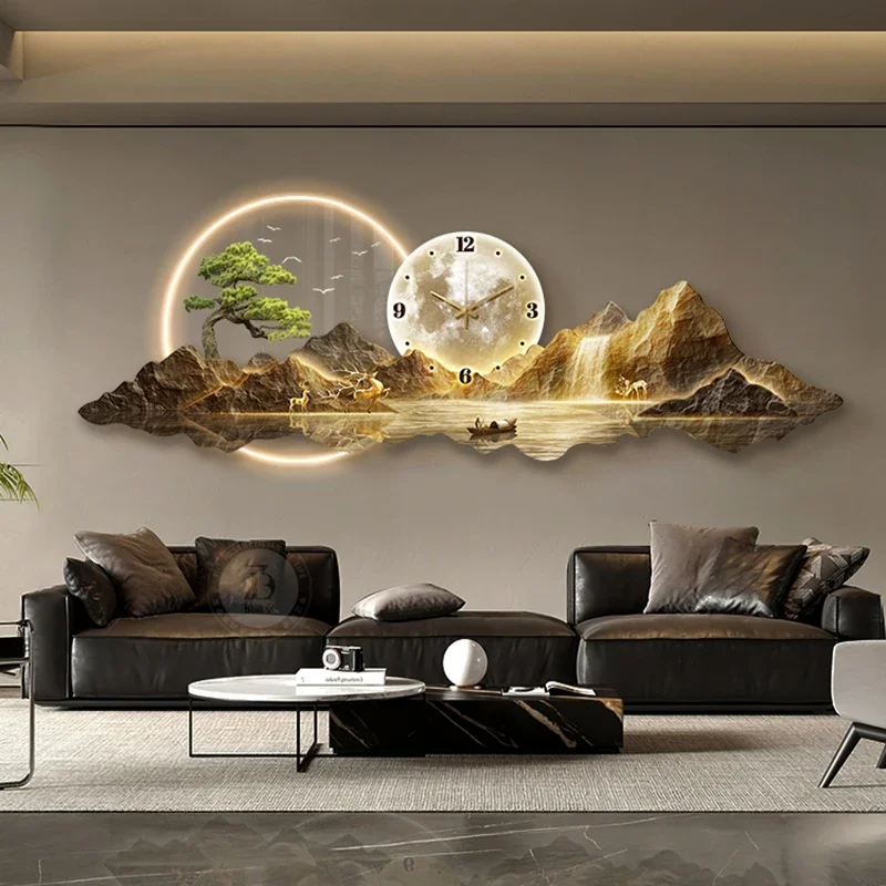 Designerskie luksusowe zegary ścienne doprowadziły do dużych estetycznych minimalistycznych zegar ścienny cicha moda Nordic Reloj De Pared dekoracja