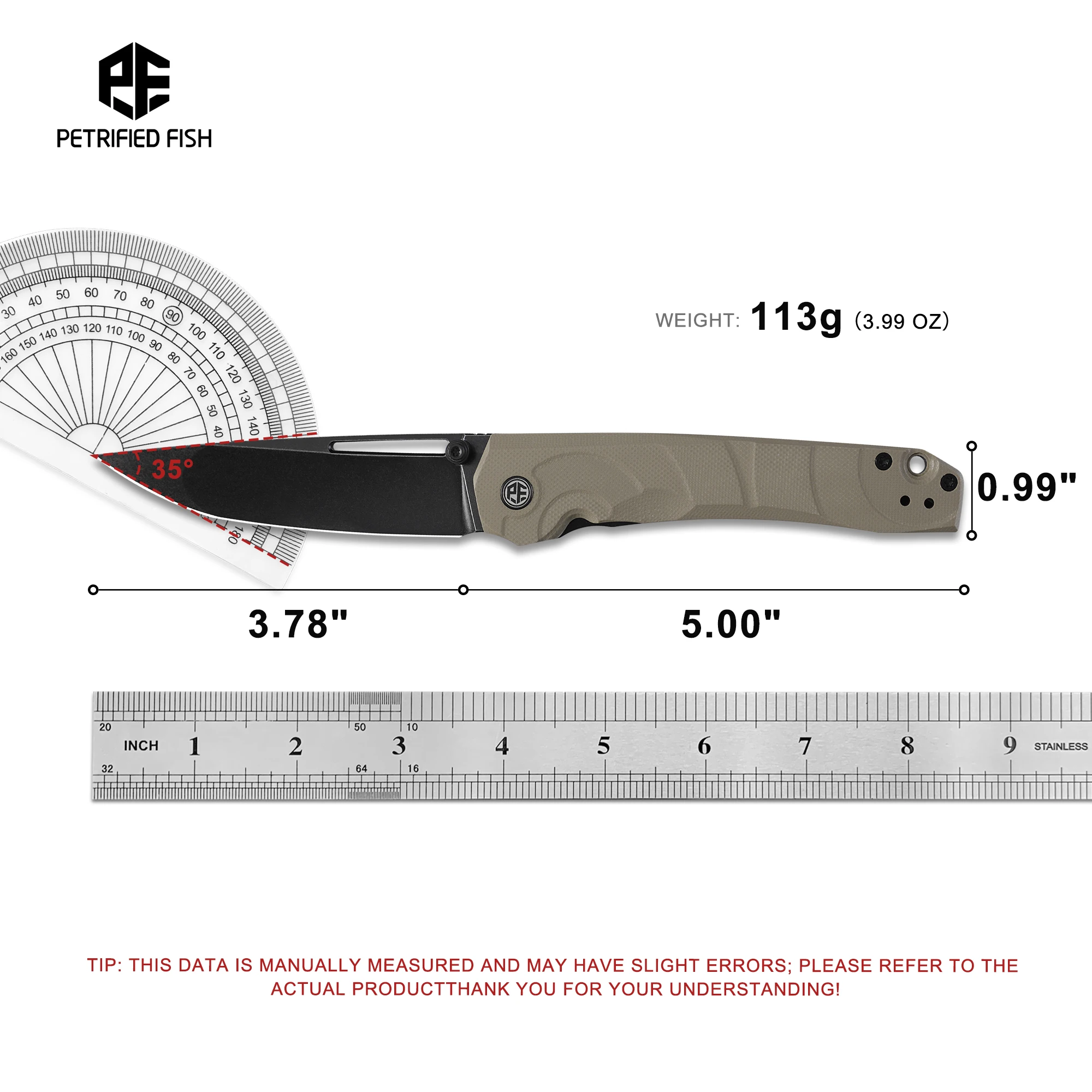 Versteinigt Fisch PFP11 Klappmesser Multi-tool 14C28N Stahl Hohl Klinge G10 Messer Klapp Fisch Utility Taktische Jagd Werkzeuge