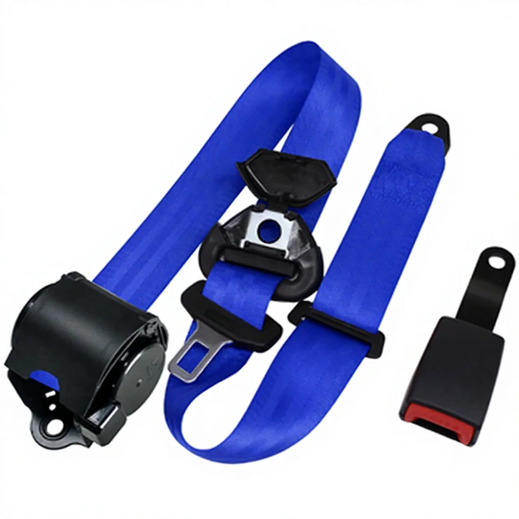 

Bus 3-Point Retractable Steel and Polyester Safety Belt 2-Point Seat Belt for Passenger Seats with Retractable Buckle