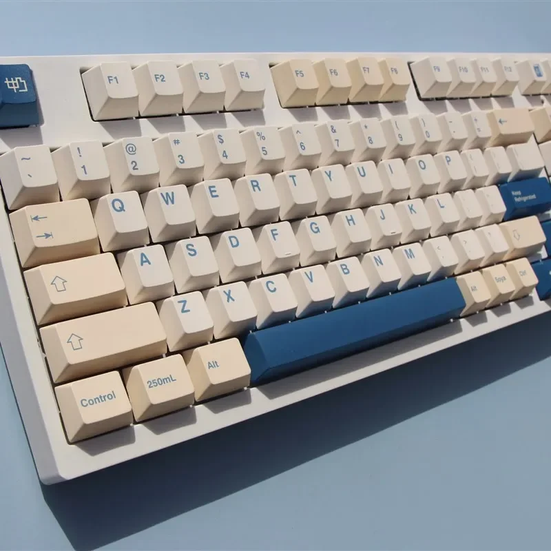 

Soybean milk 13a7 key small full set of original height white keycaps 980/104/108/87/84/61/68 keys