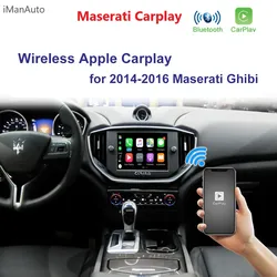 Wireless CarPlay Interface for Maserati Ghibli Quattroporte 2014-2016 Android Auto Mirrorlink Car Accessories