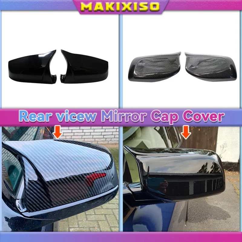 

E60 LCI Real Carbon Fiber Car Side Rearview Mirror Cover 51167187431 51167187432 for BMW F10 F11 E61 F01 F02 E63 E64 F12 F13