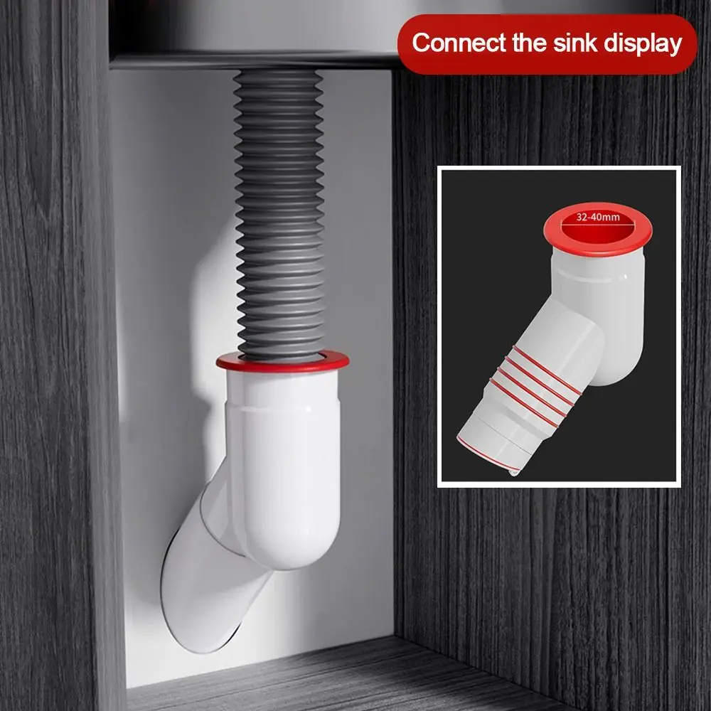 Anti odor Washing Machine Pipe Connector Sealing Ring Anti-spill Basin Sewer Joint Multifunctional Drain Pipe Adapter Universal