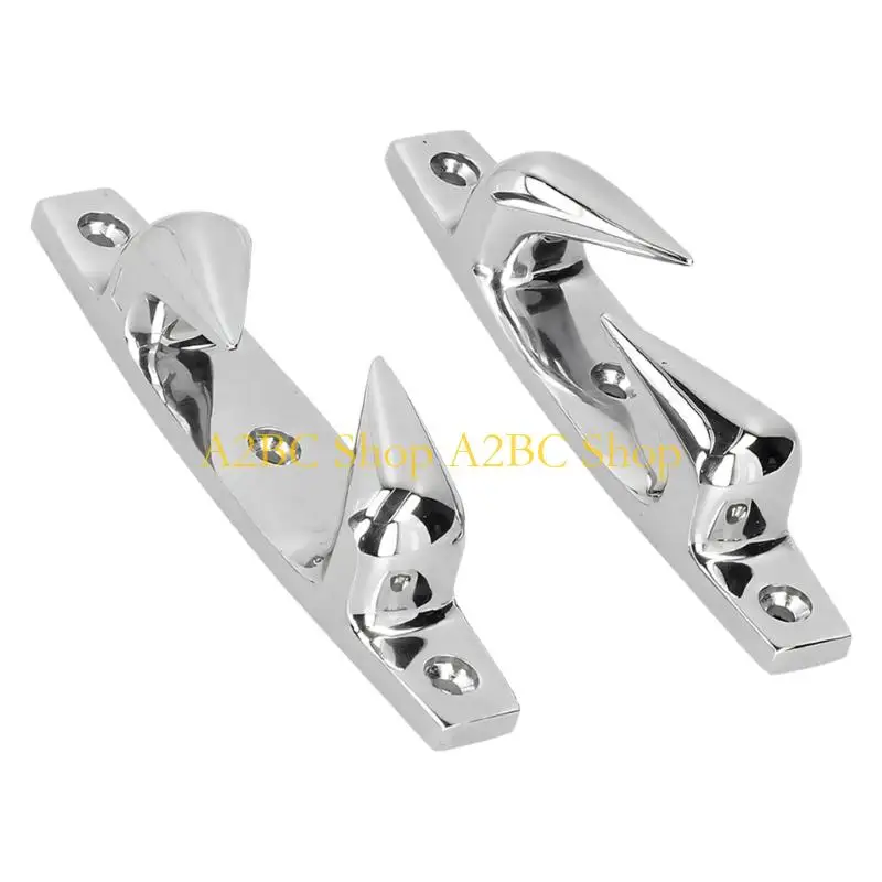 A2BC Marine Skene Chocks Deck Mount Tool Pair for Smooth Deck Line Guide Marine Use