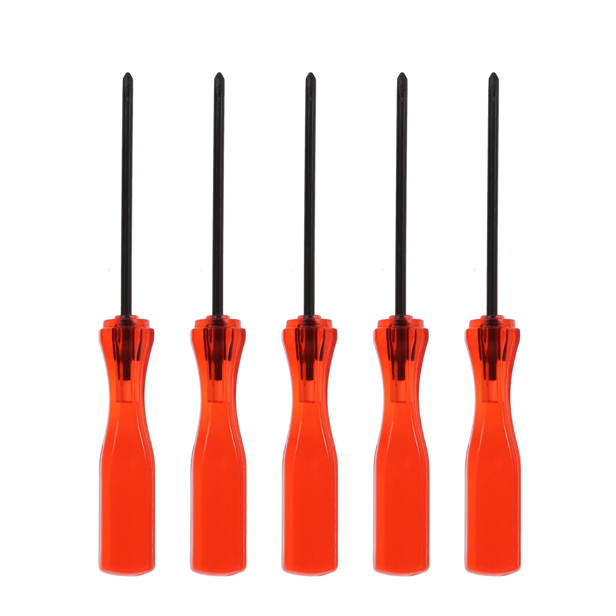

5Pcs Red Triwing Screwdrivers Set Y-Tip Durable Hard Plastic Metal for Console Repair Ds Ds