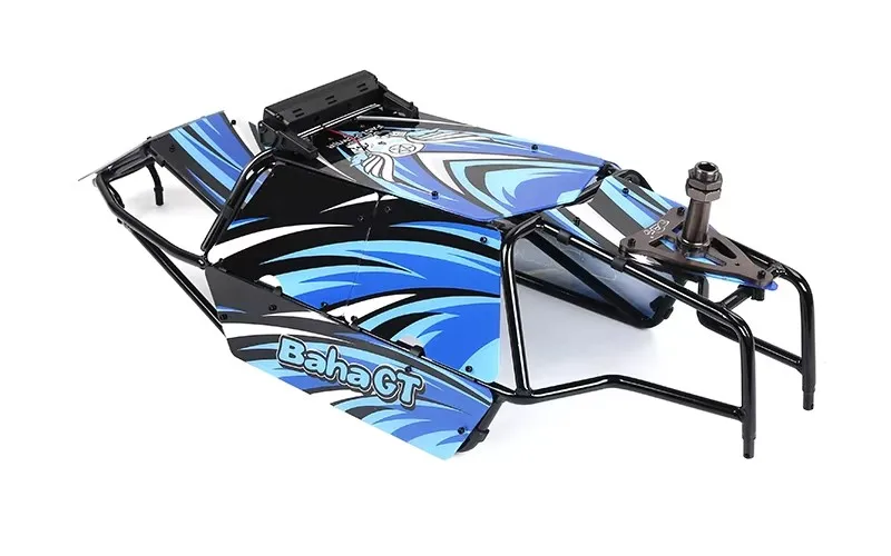 1/5 ROFUN HPI BAJA 5B用LEDオーバーヘッドライト付き高強度メタルロールケージ