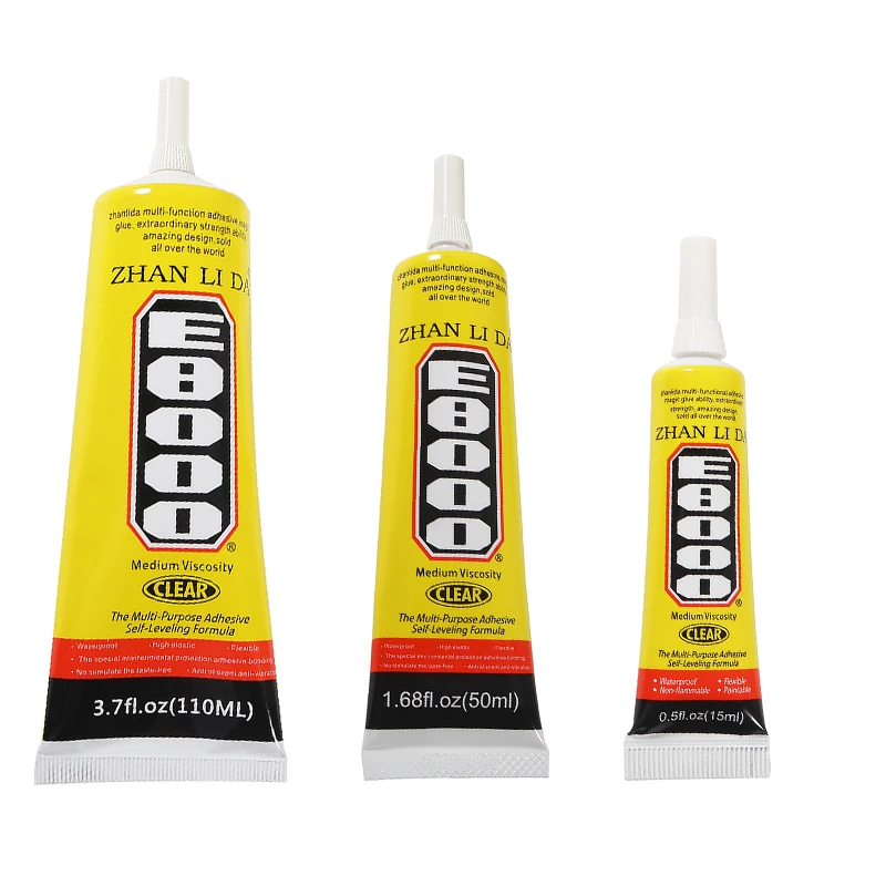 E-8000 Adhesive Multi-Function Glues,Super Glue Suitable for Phone Screen Repair,Wooden,Jewelery