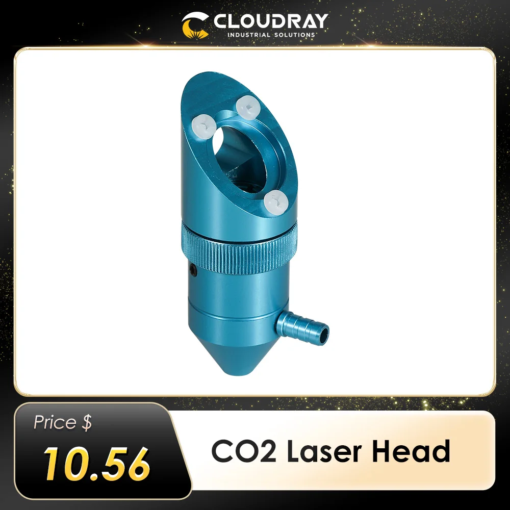 Cloudray CO2 레이저 헤드 K40 시리즈 레이저 조각 Cutiing 기계 렌즈 직경 15/18mm 초점 길이 50.8mm 미러 20mm