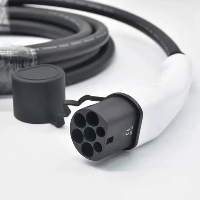 5M PVC 16A EV Charger Type 1 to Type 2 Mode 3 Charging Cable Battery Connector Automotive Connector