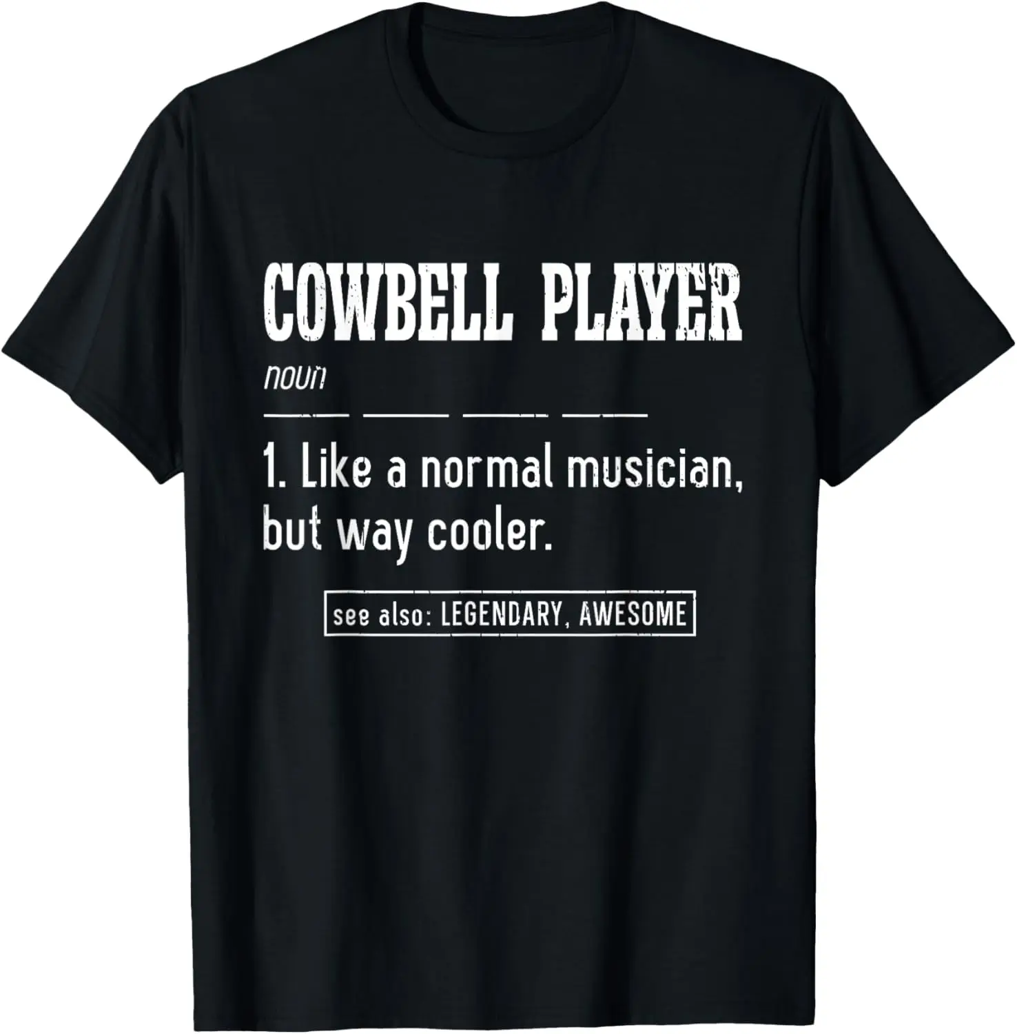 

Футболка More Cowbell Vintage Cowbell с юмором для любителей музыки
