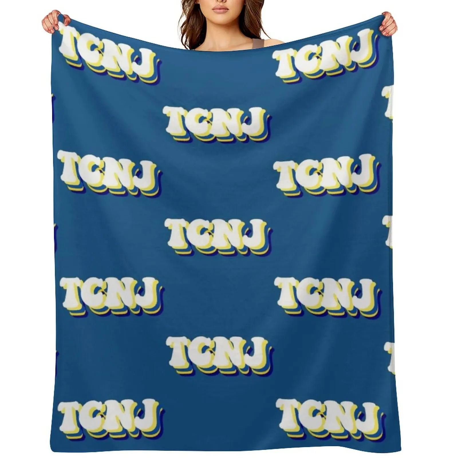

TCNJ Throw Blanket Decorative Beds Thermals For Travel Bed linens for sofa Blankets
