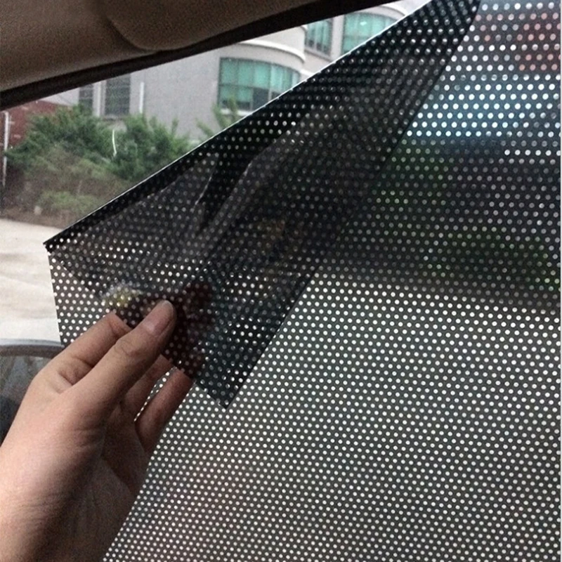 2pcs/lot 72*52cm Uv Sticker Car Sunshade Electrostatic Stickers Auto Static Film Adsorption Force Sunshade Stickers Car Styling