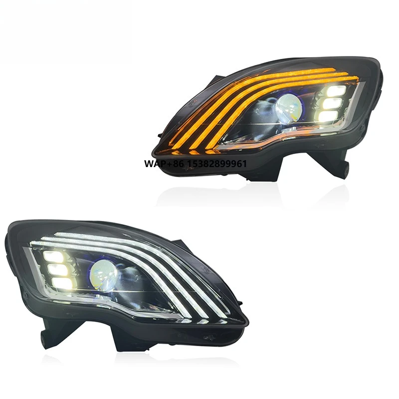 

SJC Auto Car Lights Headlight for W251 2010-2017 Headlight Assembly New Modified LED Front Lamps
