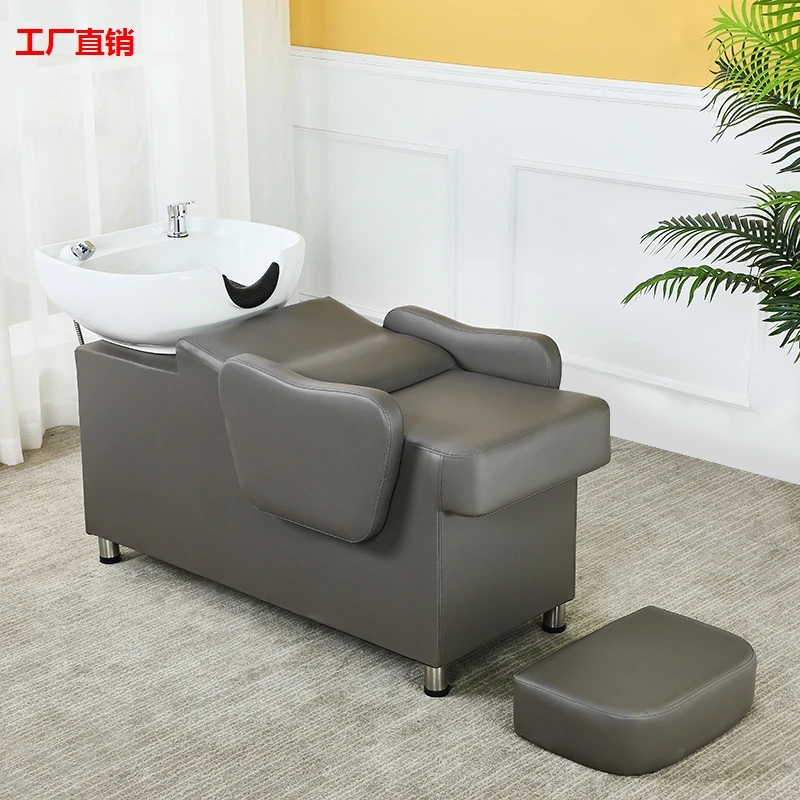 Beauty Salon Shampoo Basin Stand Cosmetic Chair Hair Spa Machine Styling Washbasin Headspa Massage Head Spa Shampoo Chair