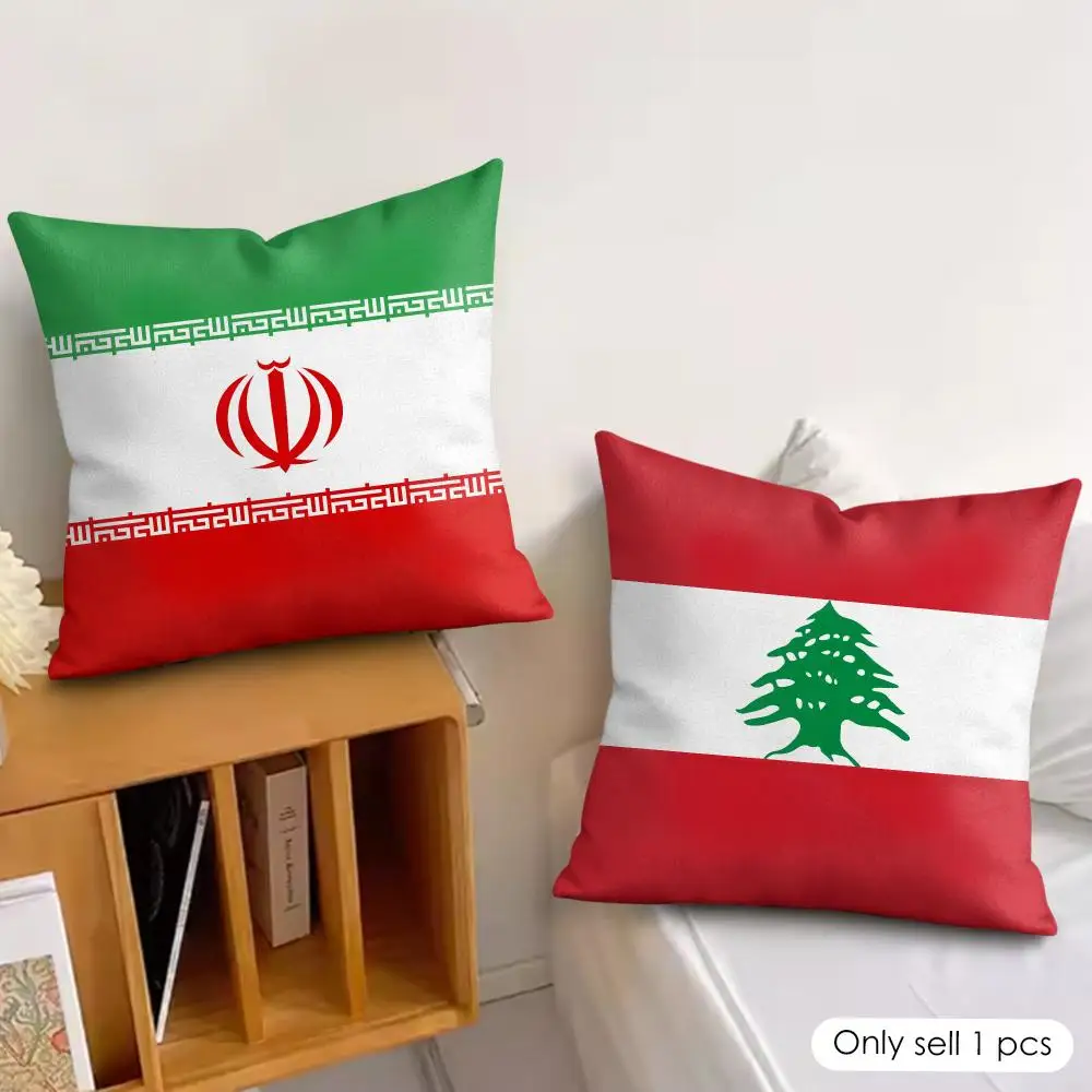 Middle East Cultural Cushion Cover Soft Plush Fabric Double-Sided Printed Pillowcase for All Seasons Home Decor