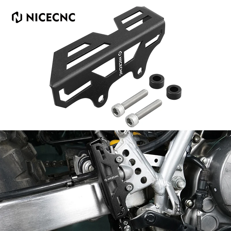 NICECNC Rear Brake Pump Protector Cover Guard For Honda XR650L 1993-2024 2023 2022 XR600R 1993-2000 XR 650L 600R Accessories