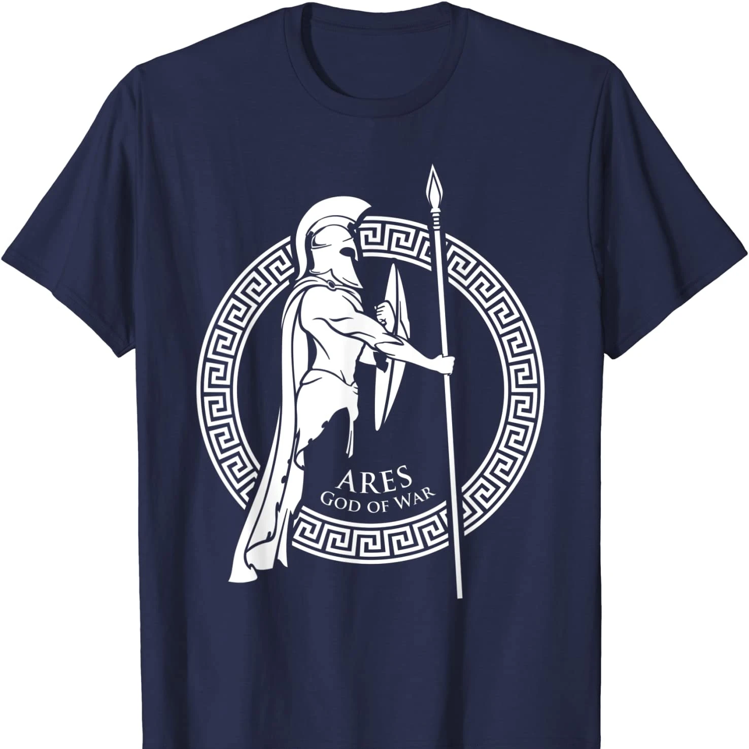 Ancient Greece History Greek Mythology God of War Ares T Shirt. Short Sleeve 100% Cotton Casual T-shirts Loose Top Size S-3XL