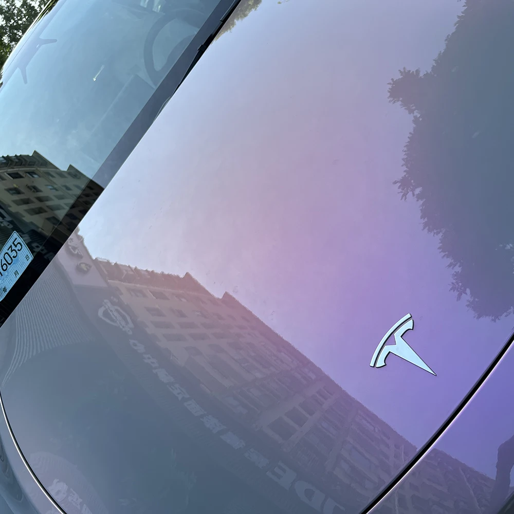 طلاء ألياف الكربون الرمادي البركاني الكريستالي من مادة TPU لحماية طلاء السيارات بلمسة نهائية ملونة لفيلم حماية طلاء الجسم التلقائي #5