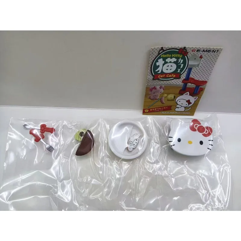 RE-MENT Hello Kitty KT Cat Cafe Blind Box Toys Miniature Action Figures Doll Model Toys Collection Ornaments view 6