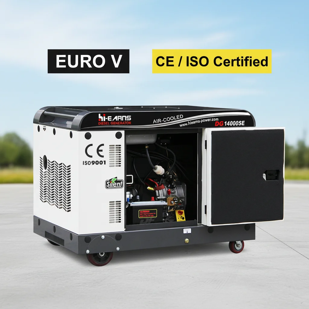 Hi Earns 10KW/12KVA Silent Generator for Sale Home Use Manufacture