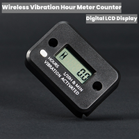 Waterproof Wireless Vibration Hour Meter Counter Digital LCD Display Motorcycle Meter For Chainsaw Pit Bike Dirt Quad Bike  ATV