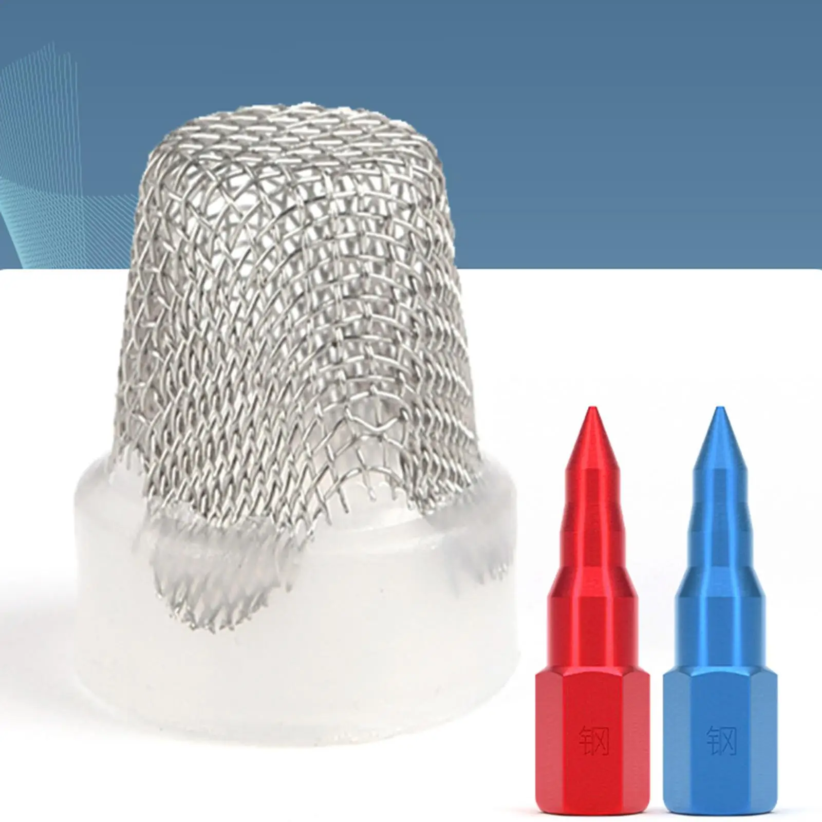 

5 Pieces Butter Nozzle Fitting Alloy Pointed Mouth Nozzles for Butter Machine