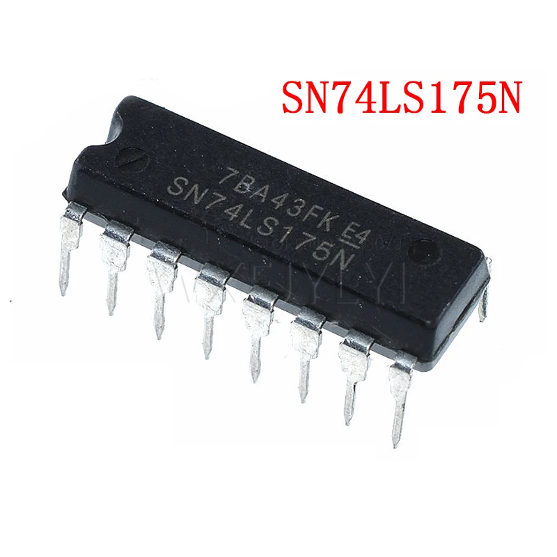 10pcs/lot SN74LS175N 74LS175 HD74LS175P DIP-16