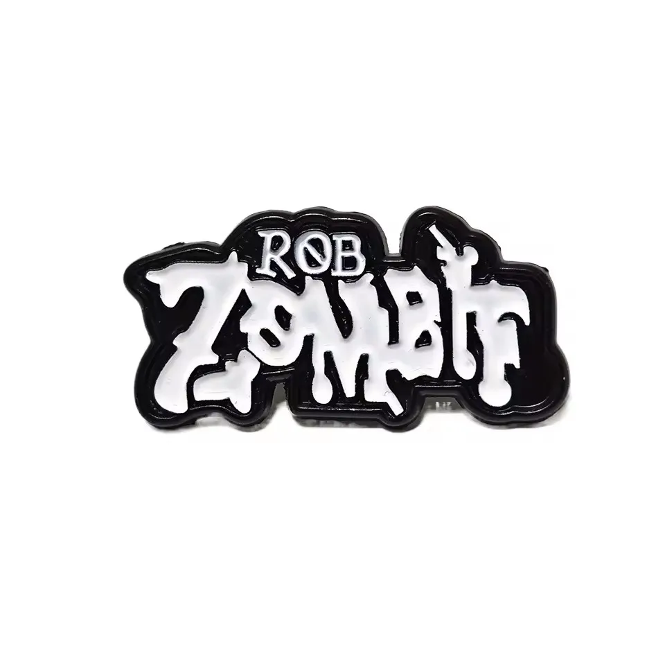 Vintage Rockband-Logo Emaille-Pin-Set Klassische Musik-Anstecknadeln für Fans