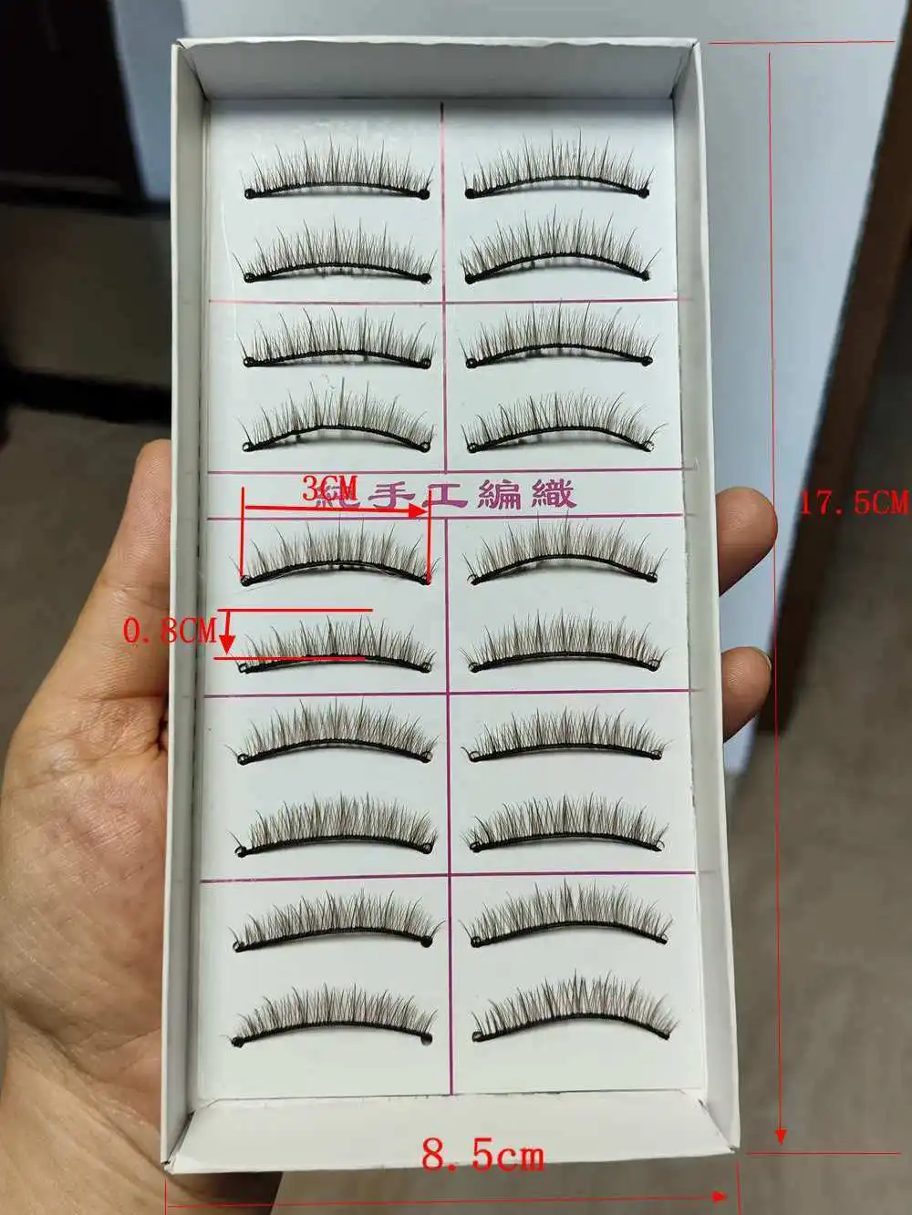 Reborn Doll accessories Articulated  1/10 1/8 1/6 1/4 1/3 msd yosd sd bjd doll eyelash for girls boys black brown white