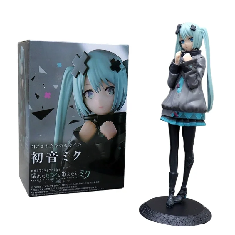 Neue Desktop-Figur im Niedlichen 20,5cm/8,07 Zoll Hatsune Miku Kawaii-Stil, Anime-Spielzeug, PVC-Modell, Sammlerpuppe, Geburtstagsgeschenk