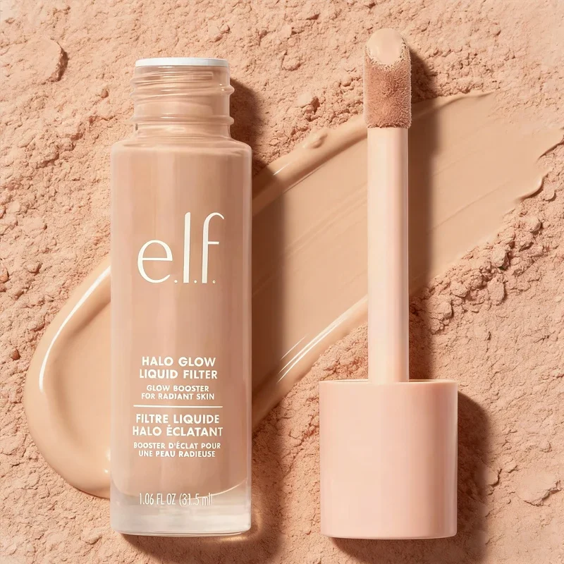 Base Líquida Elf Primer Fit Closely, Corretivo Iluminador, Gel Hidratante para Contorno, Spray Fixador de Maquiagem, Cosméticos